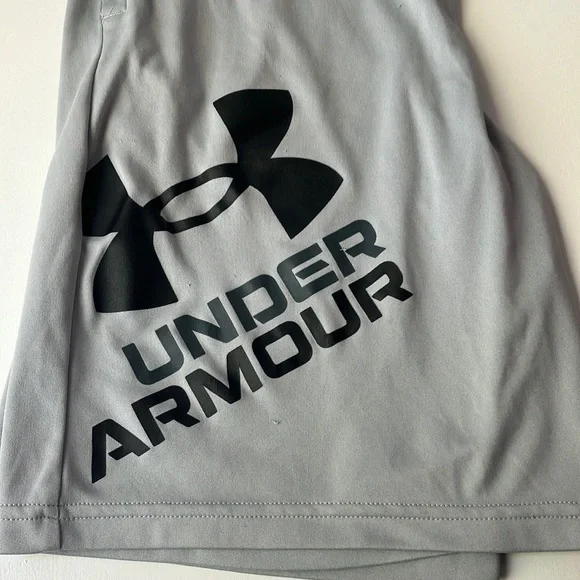 Two Pairs Gray and White Boys Shorts Set - Picture 3 of 5